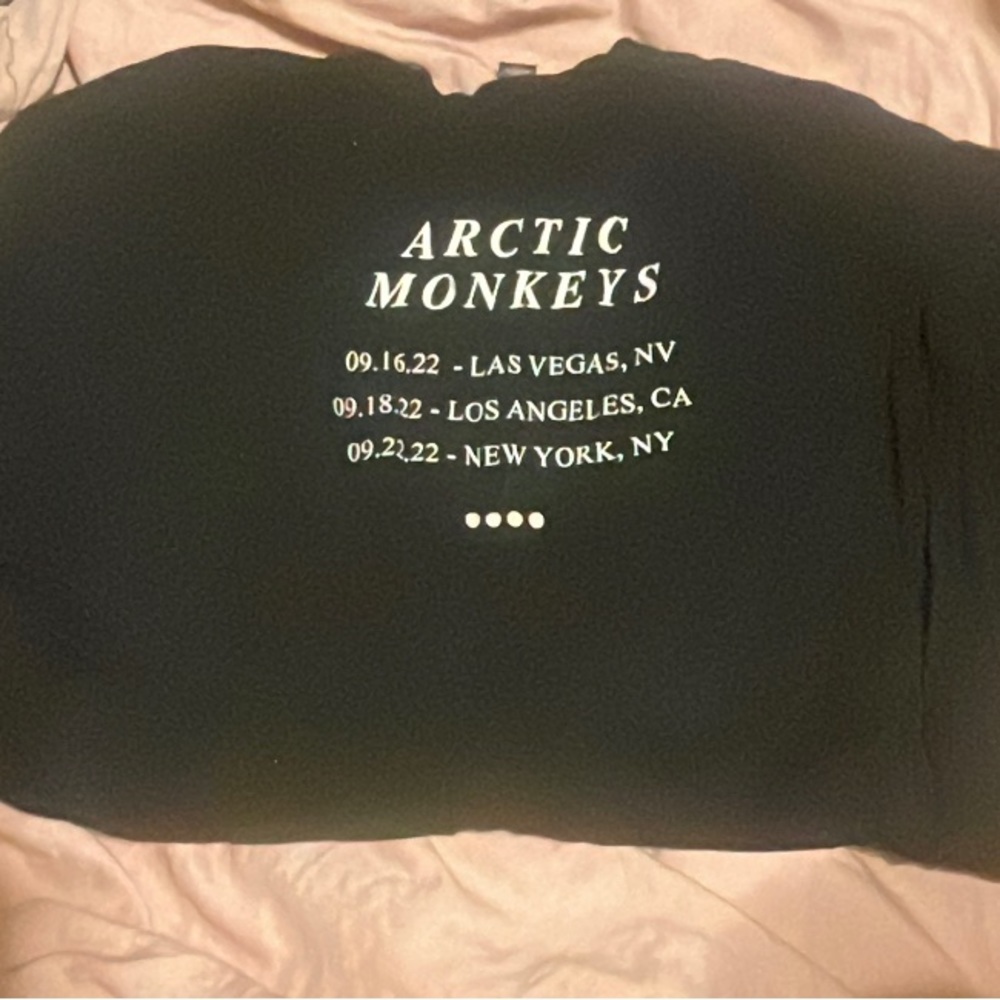 Arctic monkeys tour tee
